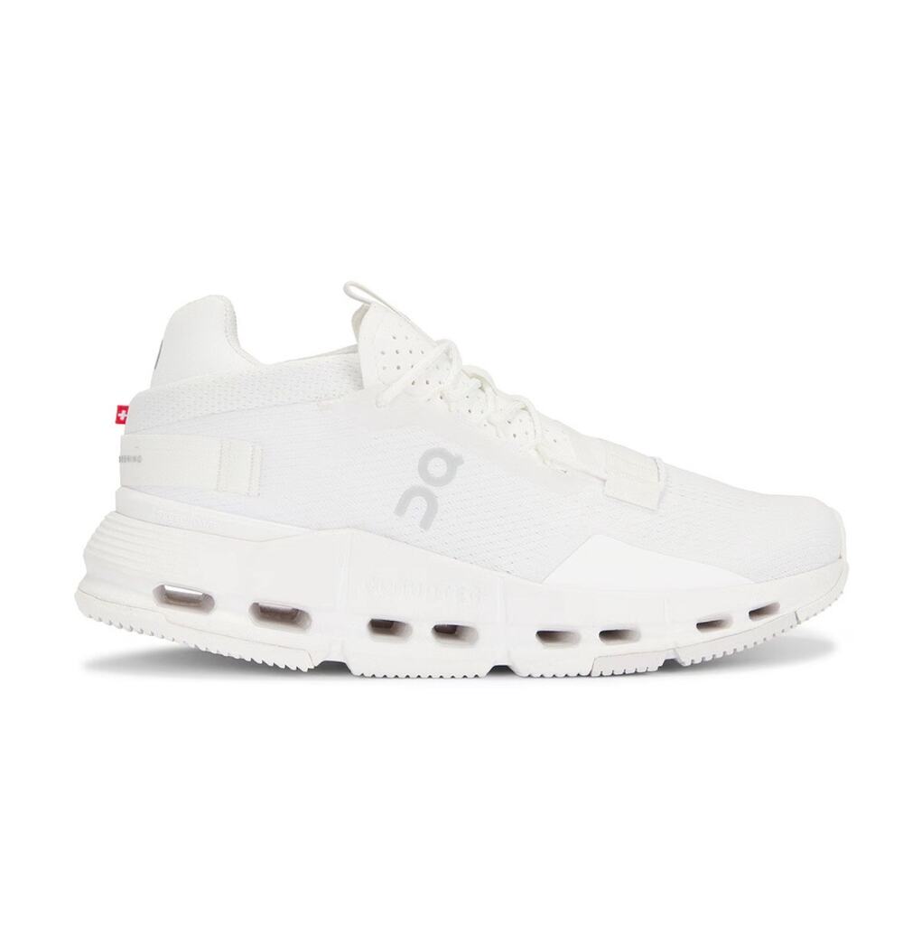 On Running Cloudnova white sneakers
Size 8
Excellent condition!